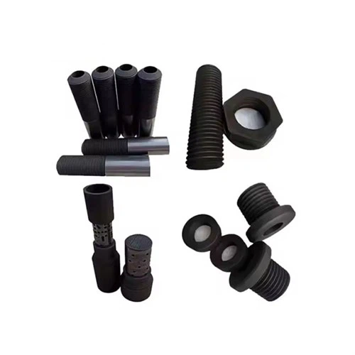 Vakuumugn högdensitetsgrafitbult kolgrafitskruvar